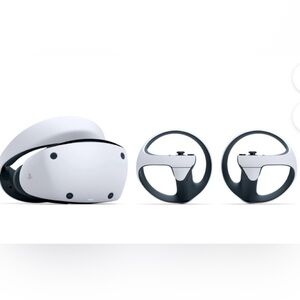 Sony VR Headset with Dual Controllers - White and Black